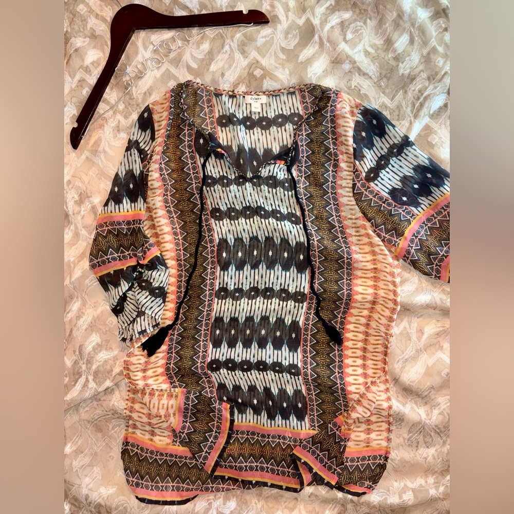 dylan Sheer Tunic/Mini dress